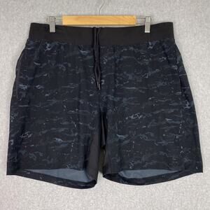 Lululemon Shorts Mens XXL T.H.E. Short Linerless 7" Elements Cyberspace Black